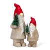 Abbott Collection 27-CARRIER-392-SM Small Gnome with Tree at Side, 1 EA, Grey/Red view 2