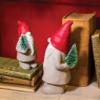 Abbott Collection 27-CARRIER-392-SM Small Gnome with Tree at Side, 1 EA, Grey/Red view 3