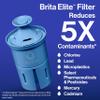Brita Tahoe Water Filter Pitcher, BPA-Free Water Pitcher, Replaces 1,800 Plastic Water Bottles a Year, Lasts Six Months or 120 Gallons, Includes 1 Elite Filter, Kitchen Accessories, Large - 10-Cup view 3