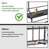 YIUKEA Bathroom Organizer Countertop - 3 Tier Spice Rack Organizer, Counter Organization and Storage for Bathroom, Kitchen, Bedroom, Offices, Foldable view 4