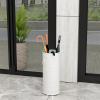 Umbrella Racks WXYZ White Wrought Iron Umbrella Stand, Long and Short Umbrella Storage Rack, Floor-Standing Multifunctional Umbrella Bucket 22x51cm view 3