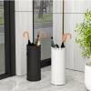 Umbrella Racks WXYZ White Wrought Iron Umbrella Stand, Long and Short Umbrella Storage Rack, Floor-Standing Multifunctional Umbrella Bucket 22x51cm view 4