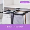 LKP Closet Pants Rack Rail Pull Out Clothes Organizers Extendable Storage Rack Slide Out Hanging Rack for Wardrobe Space Saving 13.8x24.7inch view 4