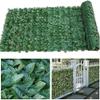 LSDRALOBBEB Artificial Topiary Hedge Plant Faux Privacy Fence Screen Artificial Hedge Artificial Fence Garden Fencing Decorative Fences Board Anti Strong Light Green Mat 807 view 1