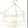 3-Tier Hanging Fruit Produce Basket Heavy Duty Wire,Wire Hanging Basket for Kitchen, Heavy Duty Fruit Storage Organizer Fruit Holder (Gold) view 2