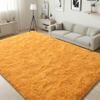 ISEAU Fluffy Rug Carpets Soft Shaggy Area Rugs Indoor Floor Mats for Kids Room Fuzzy Carpet Comfy Cute Nursery Mat Bedside Rug for Boys Girls Bedroom Living Room Home Decor, 6ft x 9ft,Orange view 1