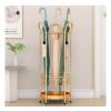 Umbrella Rack Hua Golden Umbrella Stand with Hooks, Metal Umbrella Bucket, Umbrella/Cane Storage Rack in Entrance Hallway, for Home Hotel Office view 1