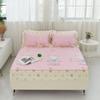 CFYCYHDZHT Bedding Fitted Sheet Cotton Quilted Thickened Deep Pocket Mattress Protector, Printed Embroidery for Adult Bedroom Bed Cover Rabbit 200220cm view 1