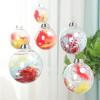 12 Pcs 3.15 Inch Clear Plastic Fillable Ornament Balls, Removable Top Clear Hanging Ornaments Ball, DIY Plastic Ornaments Round Balls, Perfect for Decoration On Christmas Trees, Wedding, Party view 2