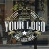 Custom Business Logo Decal for Walls, Windows, Home, Office & Corporate view 1