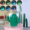 Youping Desktop air humidifier, Mini Cactus Rainbow Night Light, Durable humidifier, Cold Fog humidifier, no Water, Automatically Close The Home Office Room White view 4