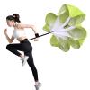 Resistance Parachute Sprint Parachutes, Track and Field Training Running Speed Parachute,Resistance Training Tool with Adjustable Belt, for Kids/Adult(Color:Green) view 1