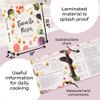 CraftSaints Recipe Binder 8.5x11, 3 Ring DIY Cookbook Binder Kit 12 Dividers & 25 Plastic Sleeves & 25 Recipe Pages & 36 Labels, Recipe Organizer Binder Kit, Recipe Book (Vegetable) view 4