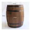 Oak Wine Barrel Oak barrels, resin and metal faucets store wine and spirits. A variety of capacity, oak wine barrels, beer, wine barrels, bars, solid wood barrel ornaments, exhibition wedding props view 2