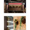 LPLND Oak Wine Barrel Decorative Oak Barrels, Cut Half Barrel Wall, Hanging Wine Barrels, Beer Barrels, Hotel Winery Wine Cellar, Photography Wedding Props, Oak Whiskey Barrel Handmade Wine Rack view 4