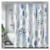 FHYTGBS 1pcs Shower Curtains-Plant Leaf Pattern Digital Printing Shower Curtain Water Proof Polyester Bathroom Curtain Shower Curtain (Color : YL03-9, Size : 150 * 180) view 1