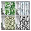FHYTGBS 1pcs Shower Curtains-Plant Leaf Pattern Digital Printing Shower Curtain Water Proof Polyester Bathroom Curtain Shower Curtain (Color : YL03-9, Size : 150 * 180) view 2
