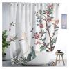 FHYTGBS 1pcs Shower Curtains-Plant Leaf Pattern Digital Printing Shower Curtain Water Proof Polyester Bathroom Curtain Shower Curtain (Color : YL03-14, Size : 180200) view 1