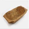 Rustic Deep Wooden Dough Bowl with Handles-Trencher-Batea-Wooden Doughboard-Doughbowl-9-10W x 18-19L-Choice of Colors (Natural) view 1