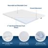 California King Mattress Topper, Avenco Cal King Foam Mattress Topper, 2 Inch Cal King Memory Foam Mattress Topper with Removable Cover, Plush Feeling, Gel-infused Ultimate Comfort CertiPUR-US Foam view 2