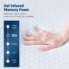 California King Mattress Topper, Avenco Cal King Foam Mattress Topper, 2 Inch Cal King Memory Foam Mattress Topper with Removable Cover, Plush Feeling, Gel-infused Ultimate Comfort CertiPUR-US Foam view 3
