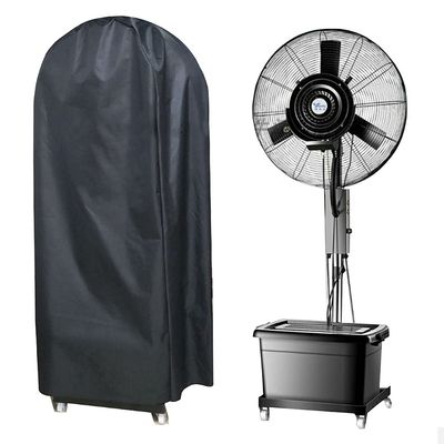 BOSKING Industrial Spray Fan Cover 600D Heavy Duty Outdoor Fan Dust Cover Waterproof Dustproof Pedestal Stand Fan Cover for Outdoor & Indoor - Full Protection (30"L x 12.5"W x 63"H)