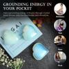Crocon 50mm Opalite Heart stone Big Heart Shape Puff Stones Set 450+ Carats Pocket Crystal Healing Tumble Collection Palm Worry Stone Good Luck Charm Meditation Gift Craft Home Decor view 2