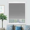 Blackout Cordless Cellular Shades, Total Privacy Honeycomb Blinds, Safe Push-Pull, Pleated Fabric Blinds for Windows, UV and Noise Insulation [Grey-Blackout, Size 31" W x 56" H] Custom Size view 1