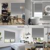 Blackout Cordless Cellular Shades, Total Privacy Honeycomb Blinds, Safe Push-Pull, Pleated Fabric Blinds for Windows, UV and Noise Insulation [Grey-Blackout, Size 27" W x 64" H] Custom Size view 3