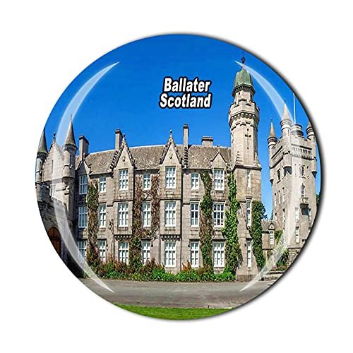 Ballater Scotland 3D Fridge Magnet Souvenir Crystal Glass Magnet Travel Souvenir Collection Gift Home Kitchen Decoration