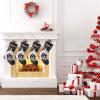 CUXWEOT Personalized Witch Woman Moon Halloween Christmas Stockings Customize Name Candy Bag for Family Holiday Party Decorations Gift 17.52 x 7.87 view 2
