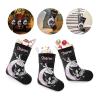 CUXWEOT Personalized Witch Woman Moon Halloween Christmas Stockings Customize Name Candy Bag for Family Holiday Party Decorations Gift 17.52 x 7.87 view 3