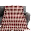 Flannel Fleece Soft Blankets Vintage Red Grid with Five-Pointed Stars Warm Cozy Microfiber Throw Blanket American Country Style Rustic Plaid Plush Fuzzy Bedspread for Woman/Man/Kids/Girls/Boys view 1