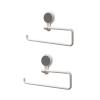 Toilet Paper Holder Paper Towel Holder - 2 Pack Paper Towel Holder Kitchen Paper Holder Under Cabinet, Fresh-keeping Bag Film Storage Rack Roll Paper Holder Paper Towel Holders view 1