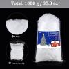 Ruisita 4 Bags Christmas Fake Snow Artificial Snow 35.3 Ounces Fluffy Snow Fiber for Snow Blanket, Christmas Tree Decoration, Holiday and Winter Displays view 2