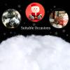 Ruisita 4 Bags Christmas Fake Snow Artificial Snow 35.3 Ounces Fluffy Snow Fiber for Snow Blanket, Christmas Tree Decoration, Holiday and Winter Displays view 4