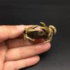 AOBRICON Copper Statue Brass Carved Animal Crab Eight Party Money Exquisite Small Figurines Home Ornament Collectable view 2