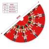Christmas Tree Skirt Nutty Nutcrackers Army 30 Inch Plush Xmas Tree Skirt Santa Tree Mat Festive Holiday Party Home New Year House Decorations view 3