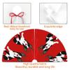 Christmas Tree Skirt Boston Terrier Reindeer Christmas 30 Inch Plush Xmas Tree Skirt Santa Tree Mat Festive Holiday Party Home New Year House Decorations view 4