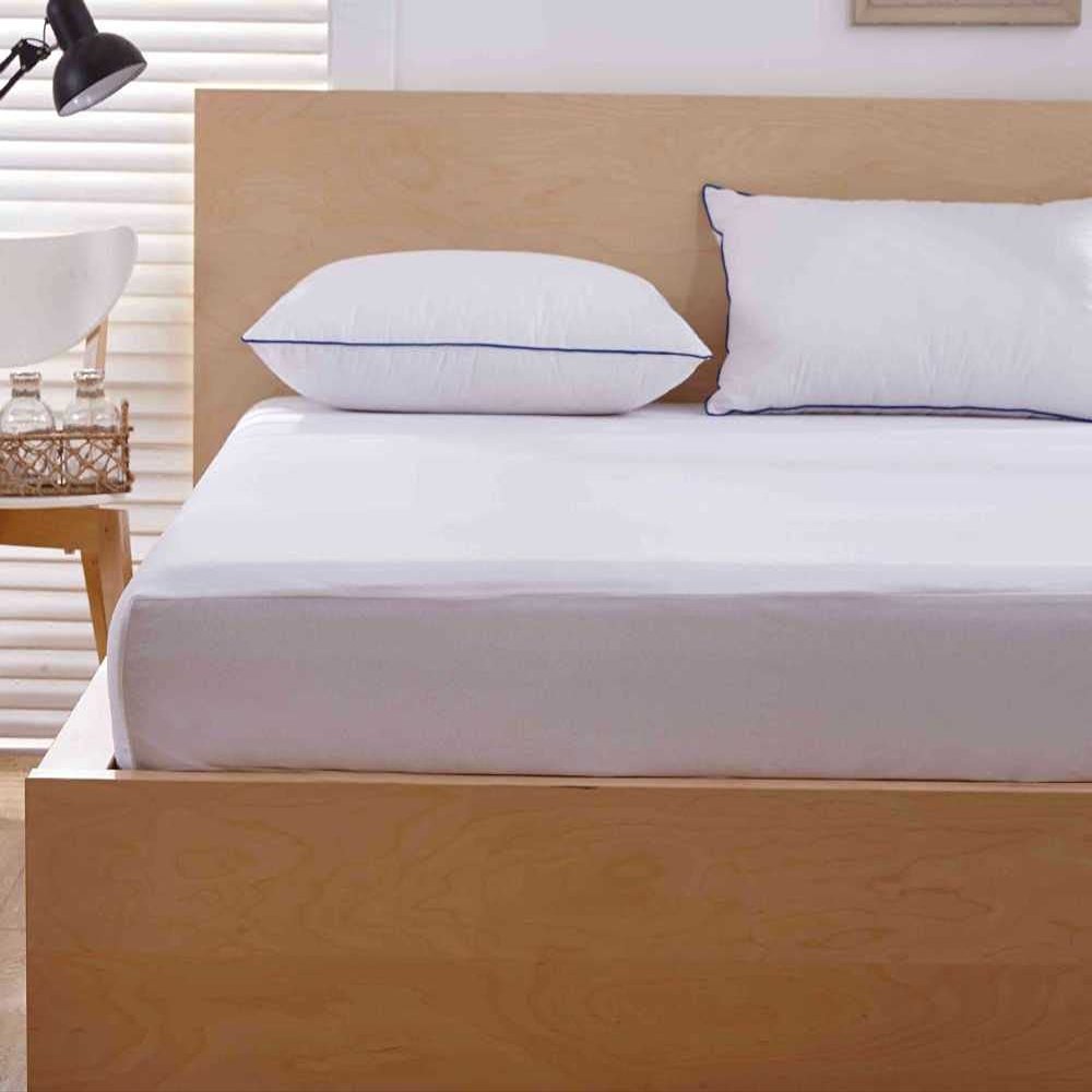 CFYCYHDZHT Deep Pocket Bed Sheet Hotel Homestay Non Slip Solid Color Mattress Topper,Kids Elderly Bedroom Waterproof Urinary Bed Sheet White 180200+30cm