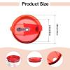 6 Pieces 30 Oz Tumbler Lids Replacement Lids Spill-proof Splash Resistant Lids Covers Plastic Splash Covers for Tumblers Cups Travel Mug Lid Spill Proof Replacement Lid Fits for 30 Oz 6 Colors view 2