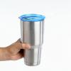 6 Pieces 30 Oz Tumbler Lids Replacement Lids Spill-proof Splash Resistant Lids Covers Plastic Splash Covers for Tumblers Cups Travel Mug Lid Spill Proof Replacement Lid Fits for 30 Oz 6 Colors view 3