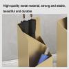 Umbrella Rack Hua Modern and Stylish Entrance Umbrella Stand, Metal Umbrella Bucket Storage Rack, with Drip Tray, for Home Business Hotel Office, Gold view 4