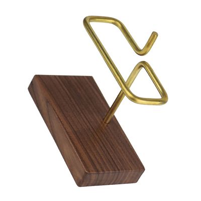 DOITOOL Coffee Filter Paper Holder Reusable Stand Walnut Base for Home Brewing Compatible Filter for Coffee and Enthusiasts