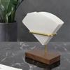DOITOOL Coffee Filter Paper Holder Reusable Stand Walnut Base for Home Brewing Compatible Filter for Coffee and Enthusiasts view 4