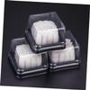 1 Set 100pcs Egg Yolk Crisp Packaging Box Mooncake Box Moon Cake Box Egg-yolk Puff Holder Cake Shop Supplies Cookies Crackers Cookie Tray Mini Cupcake Container Moon Cake Holder view 3