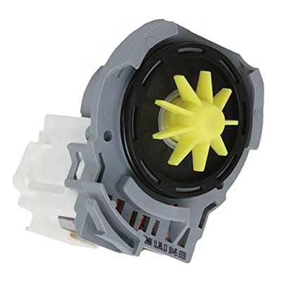 Dishwasher Drain Pump Motor Replaces For Whirlpool WDF310PAAW WDF310PAAS WDF110PABB0 WDF110PABB1 WDF110PABB2 WDF110PABB3 WDF110PABT0 WDF110PABT1 WDF110PABT2 WDF110PABT3 WDF110PABW0 WDF110PABW1