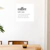 Fine Art Canvas Coffee Definition Canvas Wall Decor by Artist CAD Designs for Living Room, Bedroom, Bathroom, Kitchen, Office, Bar, Dining & Guest Room - Ready to Hang - 18 in x 18 in view 3