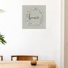 Fine Art Canvas Bouquet of Grace Home Wreath Canvas Wall Decor by Artist Carol Robinson for Living Room, Bedroom, Bathroom, Kitchen, Office, Bar, Dining & Guest Room - Ready to Hang - 18 in x 18 in view 3