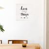 Fine Art Canvas Love Conquers Canvas Wall Decor by Artist Natalie Carpentieri for Living Room, Bedroom, Bathroom, Kitchen, Office, Bar, Dining & Guest Room - Ready to Hang - 18 in x 18 in view 3